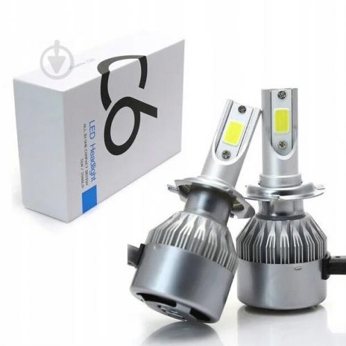 ᐉ Лампа автомобильная UKC LED C6 H7 Silver 2 шт (av185-hbr) • Купить в  Киеве, Украине • Лучшая цена в Эпицентре