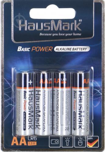 Батарейка HausMark Basic Power AA 4 шт. (MST-AL4АА) - фото 1