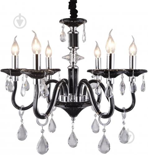 Люстра подвесная Victoria Lighting 6x40 Вт E14 черный Arumi/SP6 - фото 3 Люстра подвесная Victoria Lighting 6x40 Вт E14 черный Arumi/SP6 - фото 3