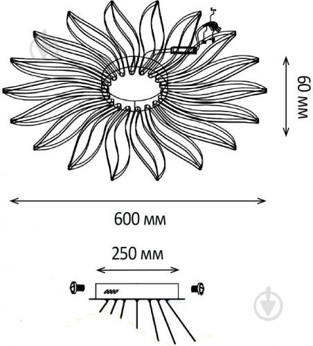 Люстра светодиодная ALLA-lighting Sanflower с пультом ДУ 72 Вт белый - фото 17 Люстра светодиодная ALLA-lighting Sanflower с пультом ДУ 72 Вт белый - фото 17