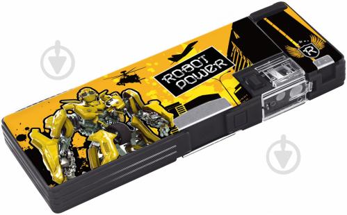 Пенал Robot Power c точилкой CF85512 Cool For School желтыйчерный с серымчерный с синим - фото 2 Пенал Robot Power c точилкой CF85512 Cool For School желтыйчерный с серымчерный с синим - фото 2