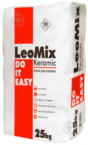 Клей для плитки LeoMix Keramic 25 кг - фото 1