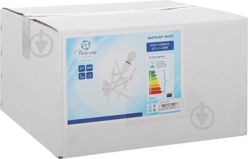 Бра Victoria Lighting 1x60 Вт E27 білий Dante/AP1 - фото 6 Бра Victoria Lighting 1x60 Вт E27 білий Dante/AP1 - фото 6