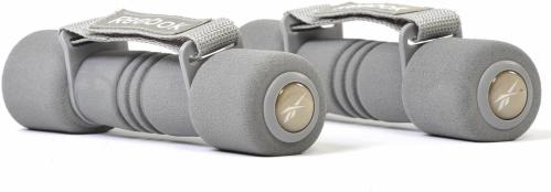 Гантель Reebok RAEL-11061GR 2 шт. x 1 кг - фото 2 Гантель Reebok RAEL-11061GR 2 шт. x 1 кг - фото 2