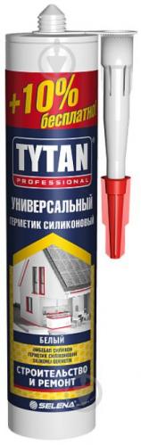 Герметик силиконовый Tytan EXTRA 10% универсальный белый 310 мл - фото 1