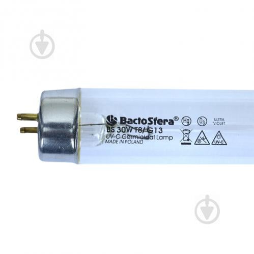 Лампа бактерицидная BactoSfera BS 30W T8/G13 OZONE (озоновая) - фото 1