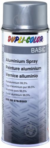 Емаль аерозольна Dupli-Color Basic алюміній мат 400 мл - фото 2 Емаль аерозольна Dupli-Color Basic алюміній мат 400 мл - фото 2
