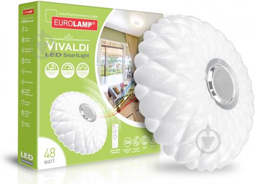 Світильник світлодіодний Eurolamp Smart Light Vivaldi музичний із пультом ДК 48 Вт білий 3000-6000 К - фото 6 Світильник світлодіодний Eurolamp Smart Light Vivaldi музичний із пультом ДК 48 Вт білий 3000-6000 К - фото 6