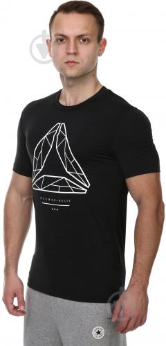 Футболка Reebok BQ9166 Activchill graphic tee р. XL черный BQ9166 - фото 5 Футболка Reebok BQ9166 Activchill graphic tee р. XL черный BQ9166 - фото 5