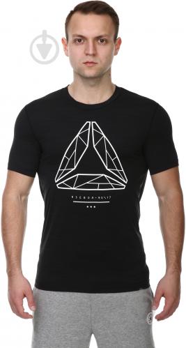 Футболка Reebok BQ9166 Activchill graphic tee р. XL черный BQ9166 - фото 4 Футболка Reebok BQ9166 Activchill graphic tee р. XL черный BQ9166 - фото 4