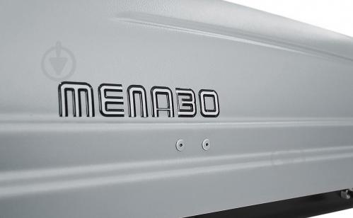 Аеродинамічний бокс MENABO MARATHON Silver Matt 400 л - фото 6 Аеродинамічний бокс MENABO MARATHON Silver Matt 400 л - фото 6
