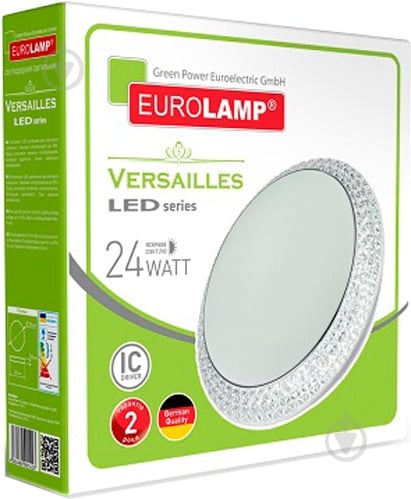 Світильник світлодіодний Eurolamp Versailles NLR-24W/4-N1 (deco) 24 Вт білий 4000 К - фото 5 Світильник світлодіодний Eurolamp Versailles NLR-24W/4-N1 (deco) 24 Вт білий 4000 К - фото 5