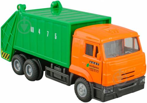 Автомодель Технопарк 1:43 КамАЗ сміттєвоз CT12-457-4WB - фото 2 Автомодель Технопарк 1:43 КамАЗ сміттєвоз CT12-457-4WB - фото 2
