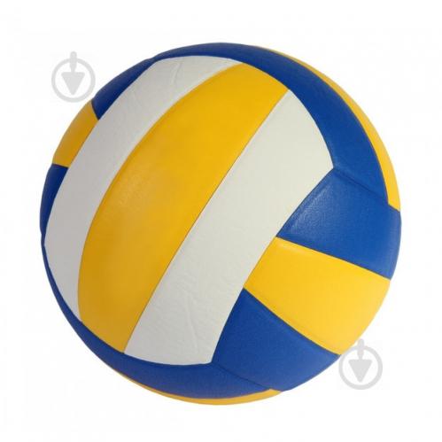 Мяч волейбольный ПВХ Kronos Toys официальный размер №5 SUM180031 Трехцветный (SUM180031) - фото 1