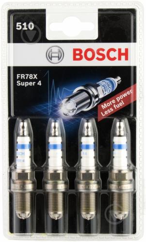 Свічка запалювання Bosch SUPER 4 FR78Х - фото 6 Свічка запалювання Bosch SUPER 4 FR78Х - фото 6