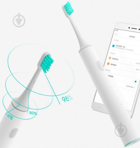 Електрична зубна щітка Xiaomi MiJia Sound Electric Toothbrush White (DDYS01SKS) - фото 19 Електрична зубна щітка Xiaomi MiJia Sound Electric Toothbrush White (DDYS01SKS) - фото 19