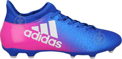 Футбольные бутсы Adidas X 16.3 FG Firm Ground Cleats BB5641 р. 8.5 сине-розовый - фото 5 Футбольные бутсы Adidas X 16.3 FG Firm Ground Cleats BB5641 р. 8.5 сине-розовый - фото 5