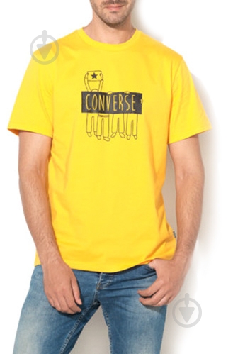 Футболка Converse Star Poster Tee 10006887-839 S желтый - фото 3 Футболка Converse Star Poster Tee 10006887-839 S желтый - фото 3