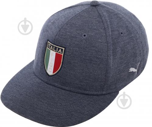 Бейсболка Puma FIGC Cap 2121201 OS сине-серый - фото 3 Бейсболка Puma FIGC Cap 2121201 OS сине-серый - фото 3
