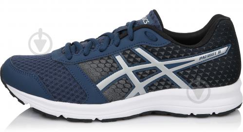 Кроссовки Asics Patriot 8 T619N-5093-10 р. 10 черный с синим - фото 6 Кроссовки Asics Patriot 8 T619N-5093-10 р. 10 черный с синим - фото 6