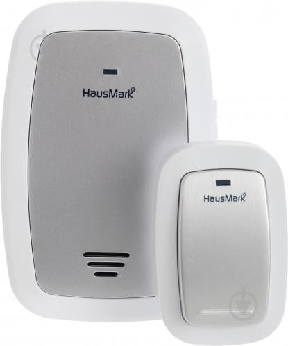 Звонок беспроводной HausMark белый с серебристым WSD-915-GY13 - фото 5 Звонок беспроводной HausMark белый с серебристым WSD-915-GY13 - фото 5