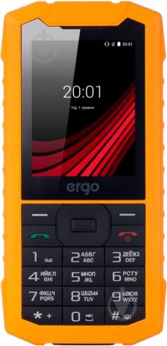 Мобільний телефон Ergo F245 Strength Dual Sim yellow/black - фото 7 Мобільний телефон Ergo F245 Strength Dual Sim yellow/black - фото 7