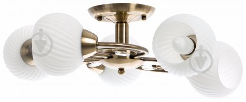 Люстра стельова Accento lighting VALENCIA 5x60 Вт E27 антична латунь ALDW-MX12846-5 - фото 4 Люстра стельова Accento lighting VALENCIA 5x60 Вт E27 антична латунь ALDW-MX12846-5 - фото 4