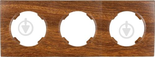 Рамка трехместная HausMark Bela горизонтальная орех SNG-FRP.RD20G3-9/Walnut - фото 4 Рамка трехместная HausMark Bela горизонтальная орех SNG-FRP.RD20G3-9/Walnut - фото 4