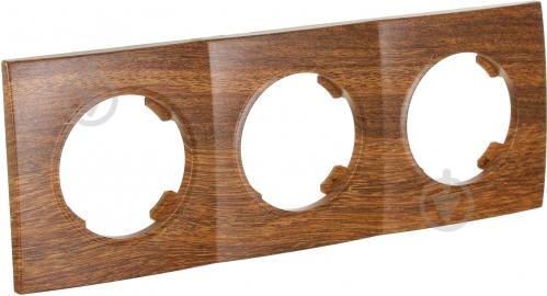 Рамка трехместная HausMark Bela горизонтальная орех SNG-FRP.RD20G3-9/Walnut - фото 5 Рамка трехместная HausMark Bela горизонтальная орех SNG-FRP.RD20G3-9/Walnut - фото 5