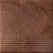 Клінкерна плитка Солар Браун ступенька структурная 30x30 Cersanit - фото 464926