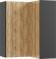 Шкаф верхний угловой МС Идея КРАФТ 80-80х105х31,6 см, дуб крафт золотой Грейд - фото 2236797