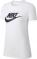 Футболка Nike W NSW TEE ESSNTL ICON FUTUR BV6169-100 р.XS белый - фото 991923