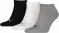 Шкарпетки Puma Unisex Sneaker Plain 90680715 р.35-38 чорний/сірий/білий 3 шт. - фото 3419465