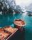 Картина за номерами Човни на альпійському озері PBS51602 40x50 см Brushme  - фото 6964352