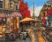Картина за номерами Преміум Вуличне життя Парижа PBS51385 40x50 см Brushme  - фото 6852212