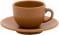 Чашка с блюдцем Терракота 95 мл 24-237-011 Keramia - фото 37673