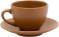 Чашка с блюдцем Терракота 207 мл 24-237-012 Keramia - фото 37674