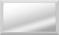 Зеркало Лелека с рамой N 3.4020-42LG 800x1800 мм белый