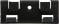Кляймер ОМиС для плинтуса МДФ черный  - фото 508767