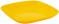 Тарілка пластикова Мульті 250х250х30 мм жовтий Алеана - фото 3327461