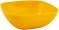 Тарілка пластикова глибока Мульті 150х150х55 мм жовтий Алеана - фото 3327477