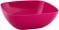 Тарілка пластикова глибока Мульті 150х150х55 мм рожевий Алеана - фото 3327479