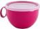 Чашка з кришкою Мульті 500 мл рожевый Алеана - фото 3327487
