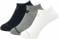 Шкарпетки New Balance Performance Cotton Flat Knit No Show LAS95123WM р.L чорний/сірий/білий 3 шт. - фото 6801408