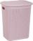 Корзина для белья Ucsan Plastik розовая пудра розовый  - фото 575897