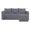 Диван кутовий PRAKTICA Sofa Теодор темно-сірий 2215x1390x710 мм - фото 6410722