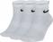 Шкарпетки Nike U NK EVERYDAY LTWT ANKLE SX7677-100 р.M білий 3 шт. - фото 2220397