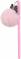 Ручка гелева Бант з рожевим помпоном  - фото 2482953