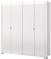 Шкаф для одежды Aqua Rodos Karat KRWhС4-1900 4-дверный белый глянец  - фото 1044971