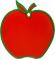 Дошка кухонна Яблуко 28*30,5 см Gondol Plastic